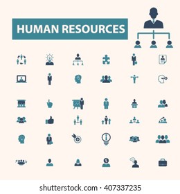 human resources icons
