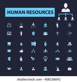 human resources icons
