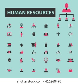 human resources icons
