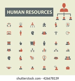 human resources icons
