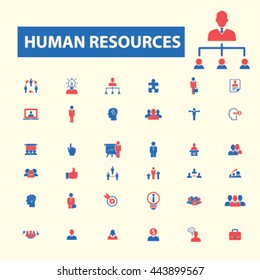iconos de recursos humanos