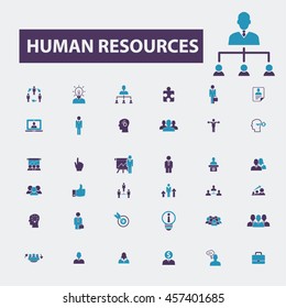 human resources icons