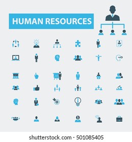 human resources icons
