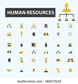 human resources icons
