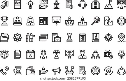 Human resources icons High-Quality Vector Icons Collection with Editable Stroke. Ideal for Professional and Creative Projects
