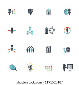 Human resources icons - human resource icon set.