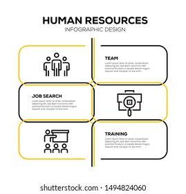 HUMAN RESOURCES AND ILLUSTRATION ICON CONCEPT