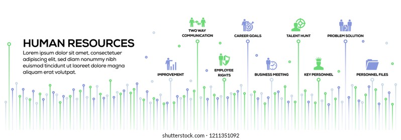 HUMAN RESOURCES INFOGRAPHIC CONCEPT