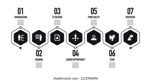 HUMAN RESOURCES INFOGRAPHIC CONCEPT