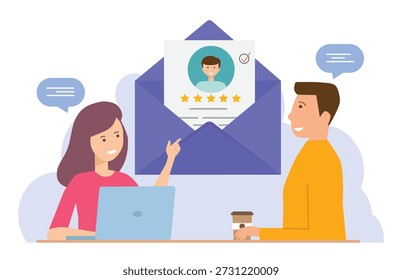 Entrevista de trabajo de recursos humanos y proceso de currículum