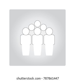 Human resources light single icon