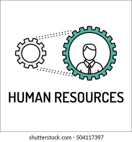 Human Resources Line Icon