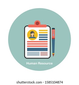 Human resources management concept - Illustration
