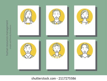 human resources management, concept illustration