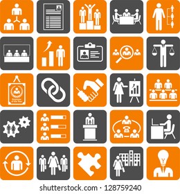 Human Resources Management Icons