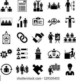 Human Resources Management icons