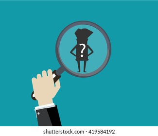 Human resources management select employee.