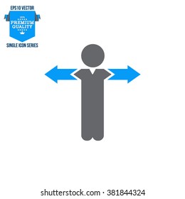 Human Resources And Management  Single Icon Vector Illustration