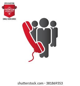 Human Resources And Management Single Icon Vector Illustration