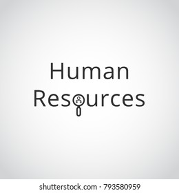 Human Resources And Management Vector illustration