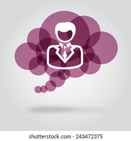 Human resources and outsourcing illustration