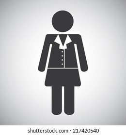 human resources over   background vector illustration