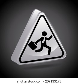 human resources over  black background vector illustration