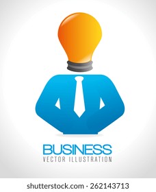 Human resources over white background, vector illustration.