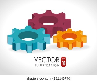 Human resources over white background, vector illustration.