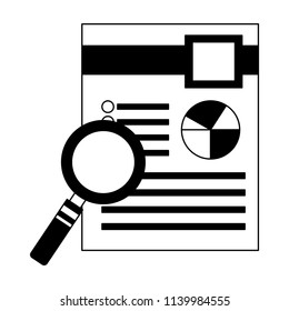 human resources paper informaton magnifying glass