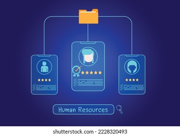 human resources personnel analysis concept Changing the HR Landscape for Sustainable Business Success Driven by insights and focused on goals, processes, goals, skills and career opportunities.