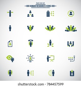 Human Resources and Recruiting Icons