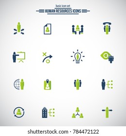 Human Resources and Recruiting Icons