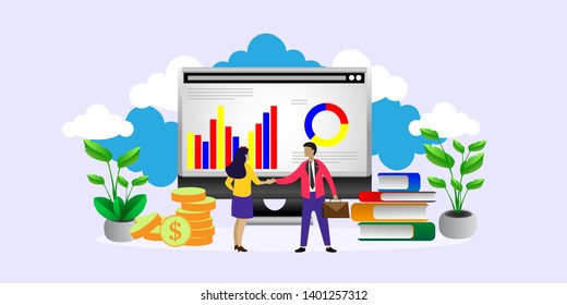 Human Resources, Recruitment Concept, can use for, landing page, template, ui, web, mobile app, poster, banner, flyer.