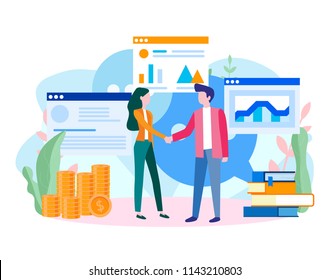 Human Resources, Recruitment Concept for web page, banner, presentation, social media, documents, cards, posters. Vector illustration,  interviewing, assessment,  recruitment agency. hiring employee.
