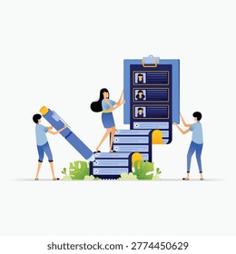 Human Resources and Recruitment Illustration