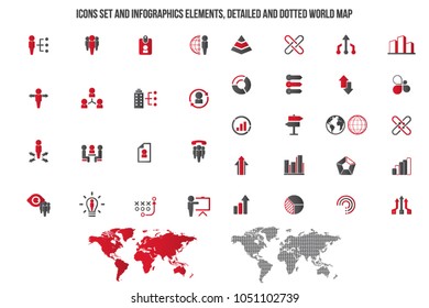 Human resources - human resource icon set.