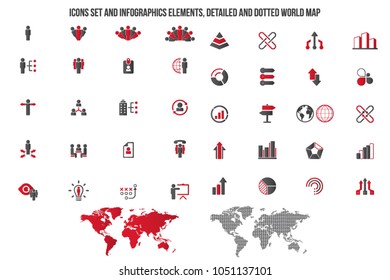 Human resources - human resource icon set.