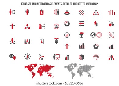 Human resources - human resource icon set.