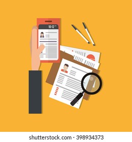 Human resources search design