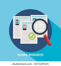 human resources set icons