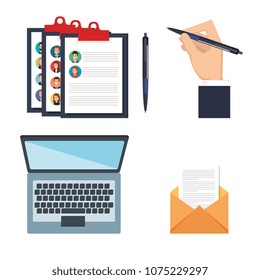 human resources set icons