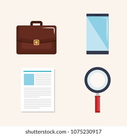 human resources set icons