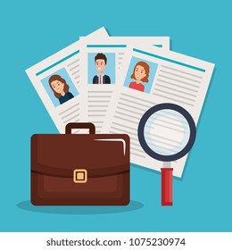 human resources set icons