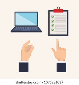 human resources set icons