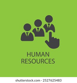 Human resources sign icon hr symbol vector image