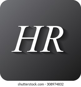 Human resources sign icon. HR symbol. Workforce of business organization. Vector eps 10