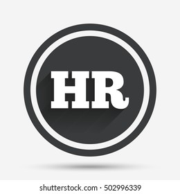 Human resources sign icon. HR symbol.