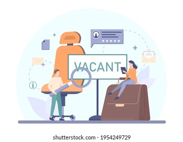Human resources specialist concept. Idea of recruitment and job management.