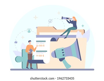 Human resources specialist concept. Idea of recruitment and job management.